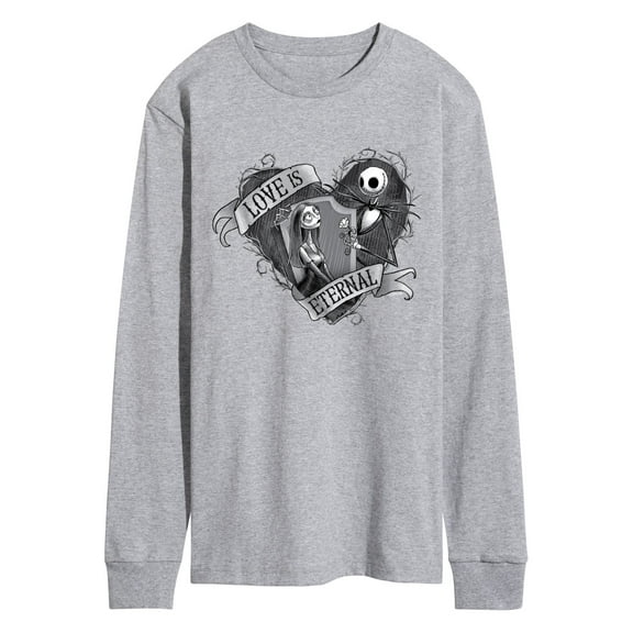 The Nightmare Before Christmas - Jack And Sally Love Eternal - Men's Long Sleeve T-Shirt