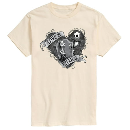 The Nightmare Before Christmas - Jack And Sally Love Eternal - Men's Short Sleeve Graphic T-Shirt