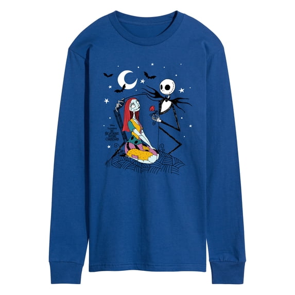 The Nightmare Before Christmas - Jack And Sally - Men's Long Sleeve Graphic T-Shirt