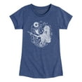 thumbnail image 1 of The Nightmare Before Christmas - Jack And Sally Valentine - Youth Girls Fitted Short Sleeve T-Shirt, 1 of 4