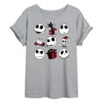 thumbnail image 1 of The Nightmare Before Christmas - Jack Christmas Grid - Juniors Ideal Flowy Muscle T-Shirt, 1 of 5