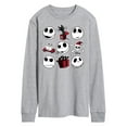 thumbnail image 1 of The Nightmare Before Christmas - Jack Christmas Grid - Men's Long Sleeve T-Shirt, 1 of 5