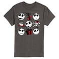 thumbnail image 1 of The Nightmare Before Christmas - Jack Christmas Grid - Men's Short Sleeve Graphic T-Shirt, 1 of 5