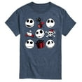 thumbnail image 1 of The Nightmare Before Christmas - Jack Christmas Grid - Men's Short Sleeve Graphic T-Shirt, 1 of 5