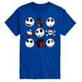 thumbnail image 1 of The Nightmare Before Christmas - Jack Christmas Grid - Men's Short Sleeve Graphic T-Shirt, 1 of 5