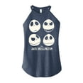 thumbnail image 1 of The Nightmare Before Christmas - Jack Emotions Glow in The Dark - Juniors High Neck Tank Top, 1 of 4