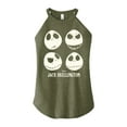 thumbnail image 1 of The Nightmare Before Christmas - Jack Emotions Glow in The Dark - Juniors High Neck Tank Top, 1 of 4