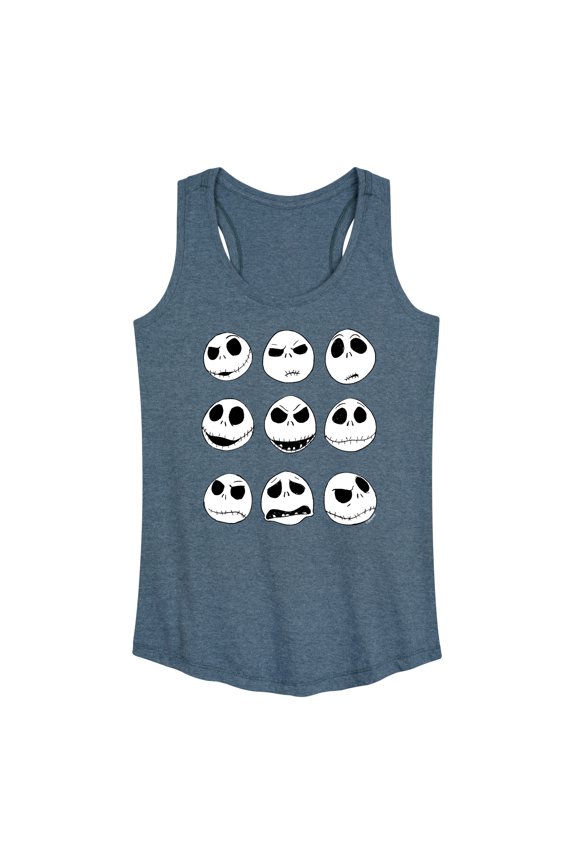 - Jack Face Grid - Women's Racerback Tank Top