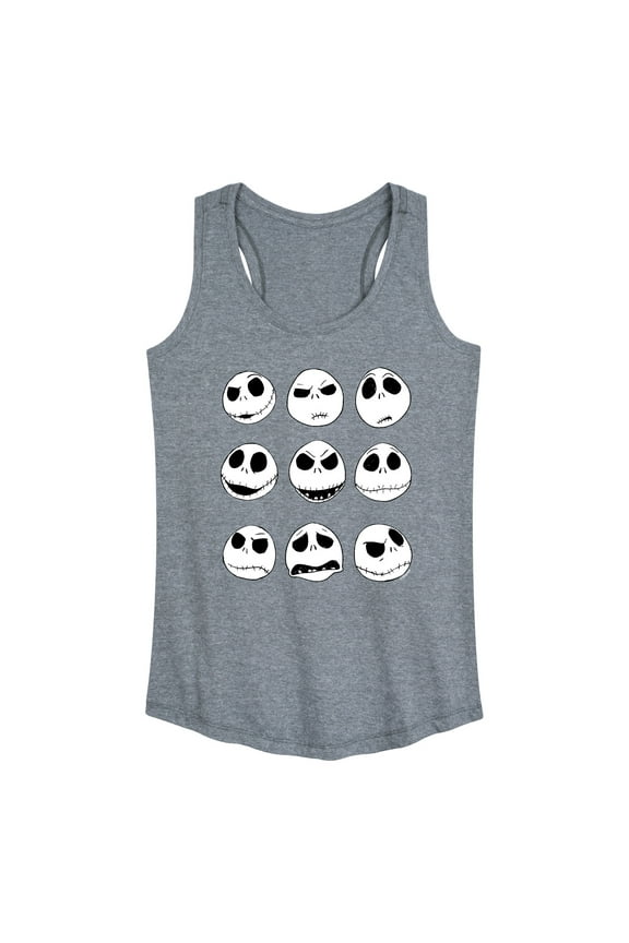 - Jack Face Grid - Women's Racerback Tank Top