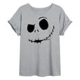 thumbnail image 1 of The Nightmare Before Christmas - Jack Face - Juniors Ideal Flowy Muscle T-Shirt, 1 of 5