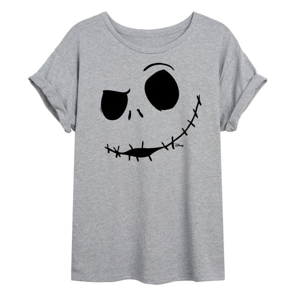 The Nightmare Before Christmas - Jack Face - Juniors Ideal Flowy Muscle T-Shirt