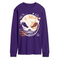 thumbnail image 1 of The Nightmare Before Christmas - Jack Face - Men's Long Sleeve Graphic T-Shirt, 1 of 3