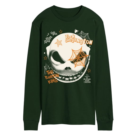 The Nightmare Before Christmas - Jack Face - Men's Long Sleeve Graphic T-Shirt