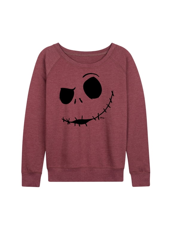 - Women's Lightweight French Terry Wide Neck Long Sleeve Graphic Shirt