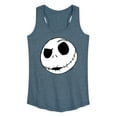 thumbnail image 1 of The Nightmare Before Christmas - Jack Face - Women's Racerback Tank Top, 1 of 5