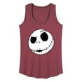 thumbnail image 1 of The Nightmare Before Christmas - Jack Face - Women's Racerback Tank Top, 1 of 5