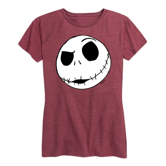 The Nightmare Before Christmas - Jack Face - Women's Short Sleeve Graphic T-Shirt
