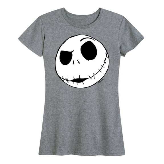 The Nightmare Before Christmas - Jack Face - Women's Short Sleeve Graphic T-Shirt