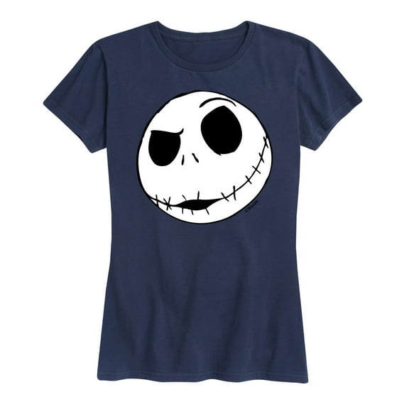The Nightmare Before Christmas - Jack Face - Women's Short Sleeve Graphic T-Shirt