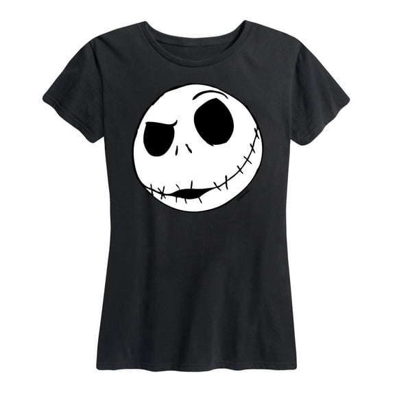 The Nightmare Before Christmas - Jack Face - Women's Short Sleeve Graphic T-Shirt