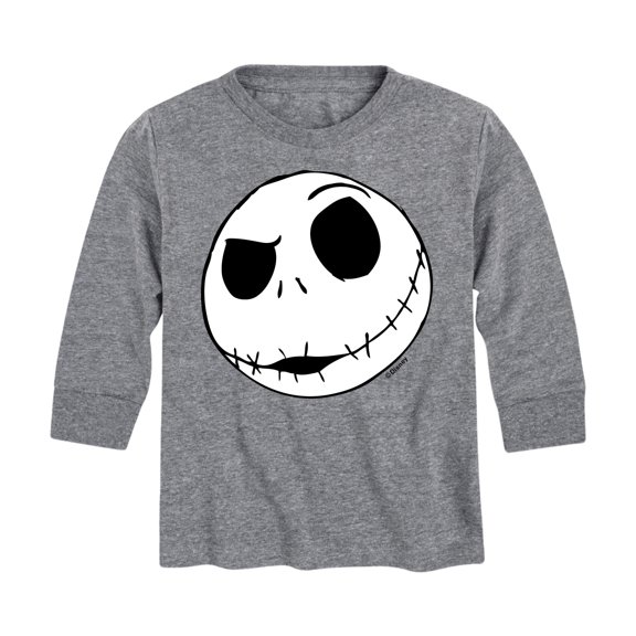 The Nightmare Before Christmas - Jack Face - Youth Long Sleeve Graphic T-Shirt