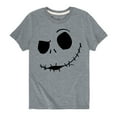 thumbnail image 1 of The Nightmare Before Christmas - Jack Face - Youth Short Sleeve Graphic T-Shirt, 1 of 5