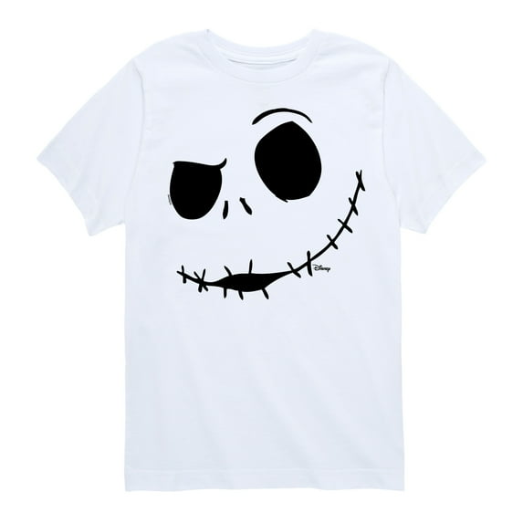 The Nightmare Before Christmas - Jack Face - Youth Short Sleeve Graphic T-Shirt