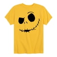 thumbnail image 1 of The Nightmare Before Christmas - Jack Face - Youth Short Sleeve Graphic T-Shirt, 1 of 5