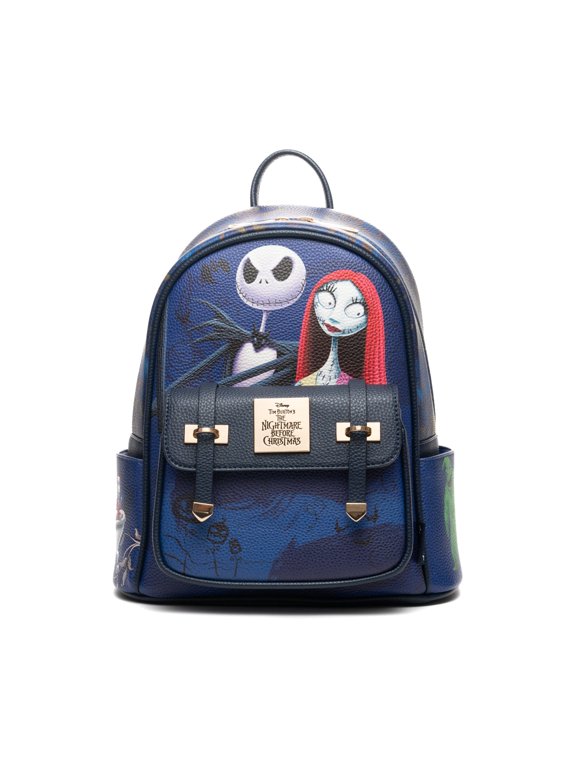 The Nightmare Before Christmas Jack & Friends WondaPop 11" Vegan Leather Fashion Mini Backpack