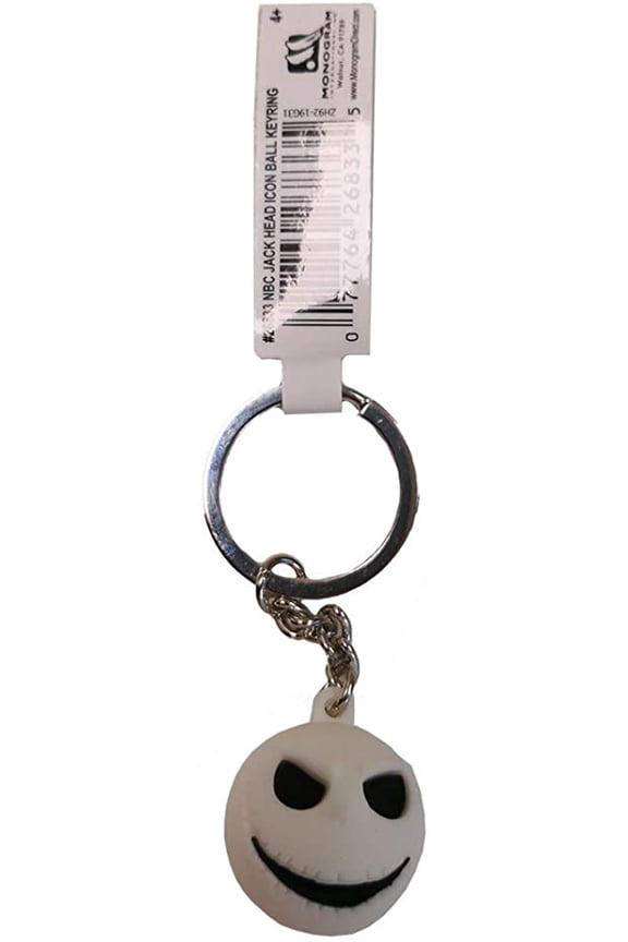 The Nightmare Before Christmas Jack Happy Icon Ball Keychain