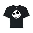 thumbnail image 1 of The Nightmare Before Christmas - Jack - Juniors Cropped Cotton Blend T-Shirt, 1 of 5