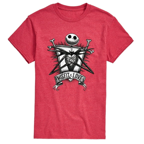 The Nightmare Before Christmas - Jack Misfit Love - Men's Short Sleeve Graphic T-Shirt