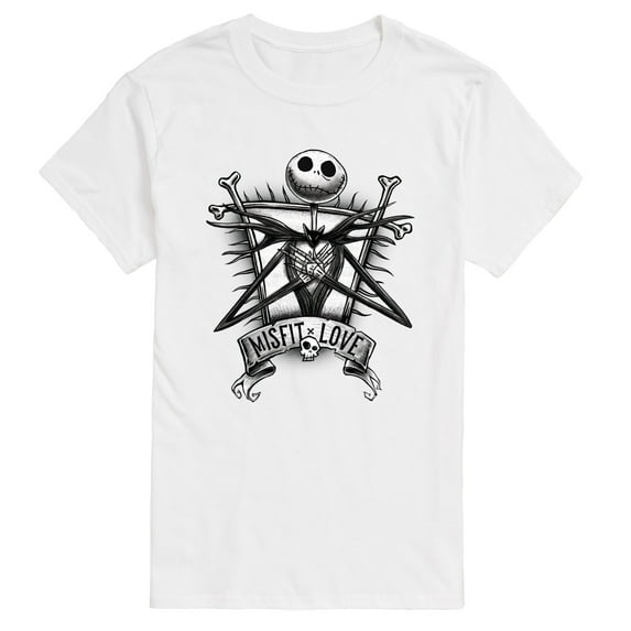 The Nightmare Before Christmas - Jack Misfit Love - Men's Short Sleeve Graphic T-Shirt