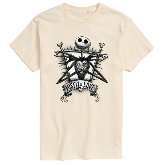 The Nightmare Before Christmas - Jack Misfit Love - Men's Short Sleeve Graphic T-Shirt