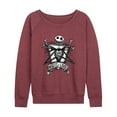 thumbnail image 1 of The Nightmare Before Christmas - Jack Misfit Love - Women's Lightweight French Terry Long Sleeve Shirt, 1 of 5