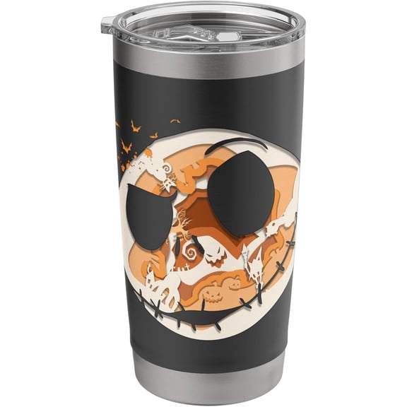 The Nightmare Before Christmas Jack Paper Cut Fill Stainless Steel Insulated Tumbler