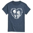 thumbnail image 1 of The Nightmare Before Christmas - Jack Sally Heart - Men's Short Sleeve Graphic T-Shirt, 1 of 5