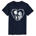 thumbnail image 1 of The Nightmare Before Christmas - Jack Sally Heart - Men's Short Sleeve Graphic T-Shirt, 1 of 5
