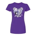 thumbnail image 1 of The Nightmare Before Christmas - Jack Sally Heart Rose - Juniors Fitted Graphic T-Shirt, 1 of 3