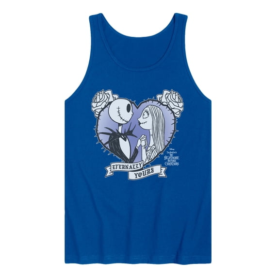 The Nightmare Before Christmas - Jack Sally Heart Rose - Men's Sleeveless Graphic Tank