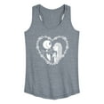 thumbnail image 1 of The Nightmare Before Christmas - Jack Sally Heart - Women's Racerback Tank Top, 1 of 5