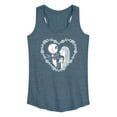 thumbnail image 1 of The Nightmare Before Christmas - Jack Sally Heart - Women's Racerback Tank Top, 1 of 5