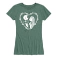 thumbnail image 1 of The Nightmare Before Christmas - Jack Sally Heart - Women's Short Sleeve Graphic T-Shirt, 1 of 5