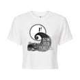 thumbnail image 1 of The Nightmare Before Christmas - Jack Sally Now and Forever - Juniors Cropped Cotton Blend T-Shirt, 1 of 5