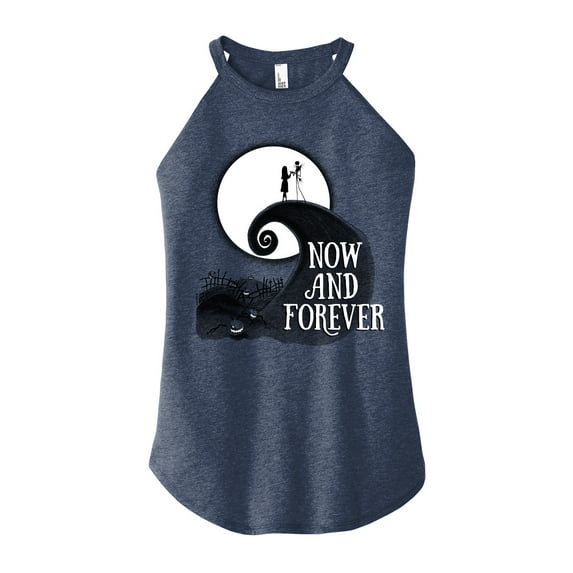 The Nightmare Before Christmas - Jack Sally Now and Forever - Juniors High Neck Tank Top