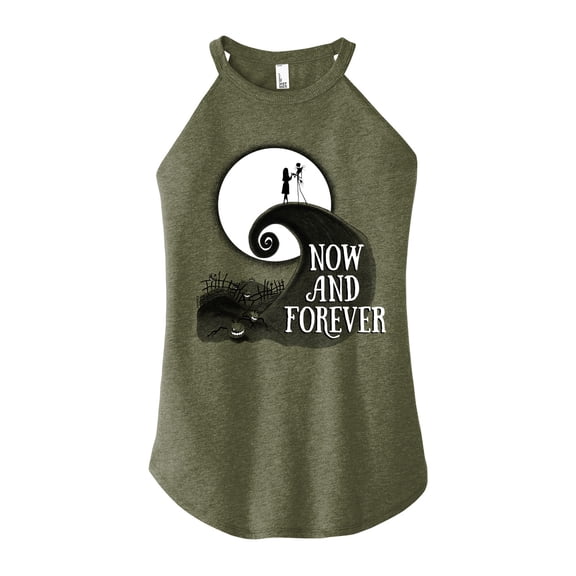 The Nightmare Before Christmas - Jack Sally Now and Forever - Juniors High Neck Tank Top