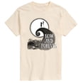 thumbnail image 1 of The Nightmare Before Christmas - Jack Sally Now and Forever - Men's Short Sleeve Graphic T-Shirt, 1 of 5