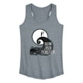 thumbnail image 1 of The Nightmare Before Christmas - Jack Sally Now and Forever - Women's Racerback Tank Top, 1 of 5