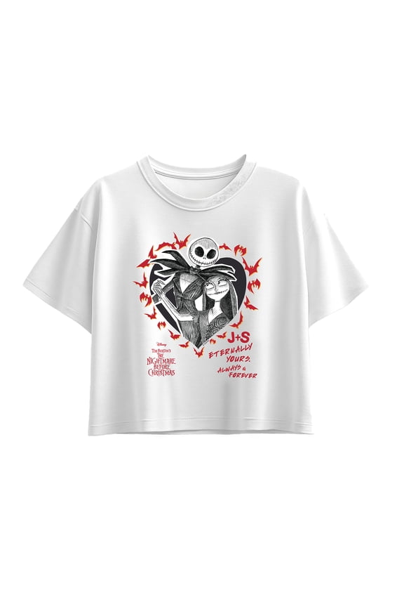 - Jack & Sally - Youth Girls Boxy T-Shirt