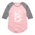 thumbnail image 1 of The Nightmare Before Christmas - Jack Sally Zero - Toddler And Youth Girls Raglan Graphic T-Shirt, 1 of 4